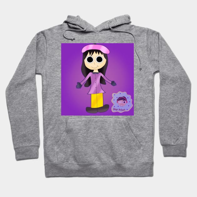 Wendy Testaburger Hoodie by Diego's Art Island